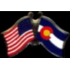 COLORADO PIN STATE FLAG USA FRIENDSHIP FLAGS PIN